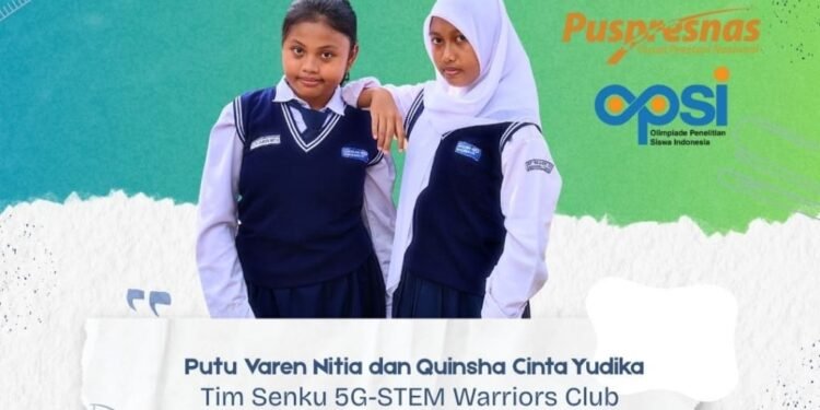 Dua Srikandi Pelajar SMPN II Semendawai Timur  Harumkan OKU Timur