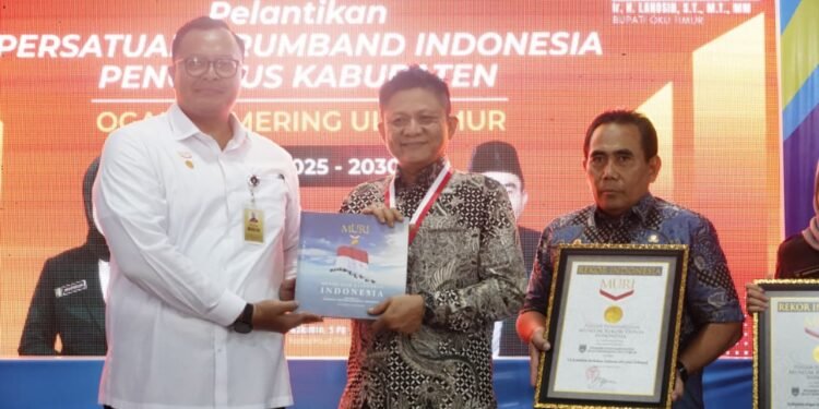 Disdikbud OKU Timur Sumbang Tiga Rekor MURI Untuk Bumi Sebiduk Sehaluan