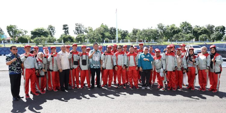 18 Atlet Disabilitas Dilepas, Junjung Tinggi Sportivitas Dan Tunjukkan Semangat Juang Pesan Bupati