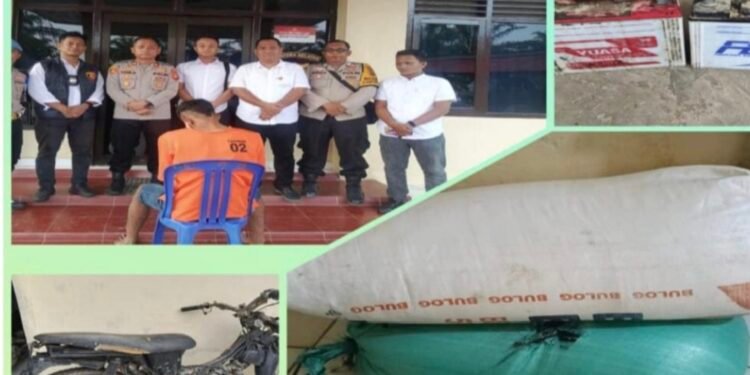 Belum Sempat Menikmati Beras Hasil Curian, Pelaku Berhasil Diringkus