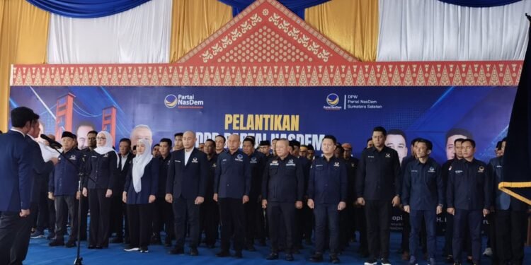 Rio Susanto Resmi Nahkodai DPD Partai NasDem OkU Timur  periode 2025 – 2029