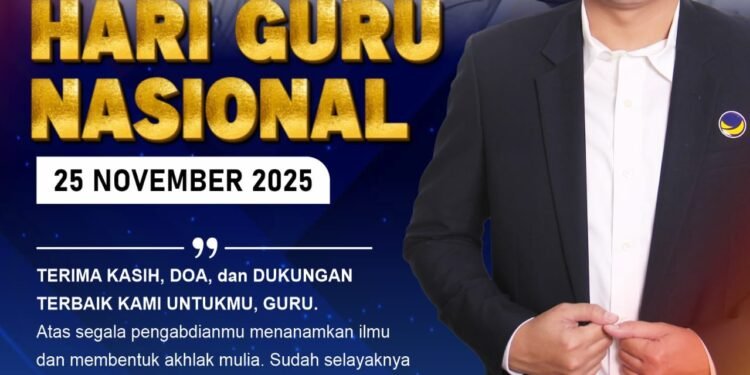 Wakil Ketua DPRD OKU Timur Rio Susanto Ucapkan Selamat Hari Guru Nasional 2025