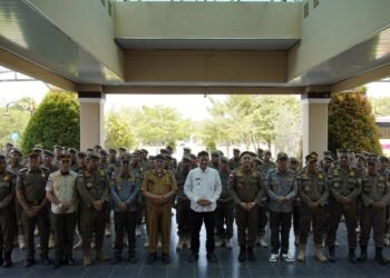 70 Satpol PP OKU Timur Ikuti Diklatsar Pol PP 2025