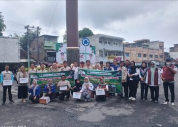 Aksi Serentak Empat Kecamatan OKU Timur Gelar Aksi Penggalangan Dana Korban bancana