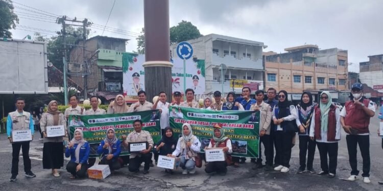 Aksi Serentak Empat Kecamatan OKU Timur Gelar Aksi Penggalangan Dana Korban bancana