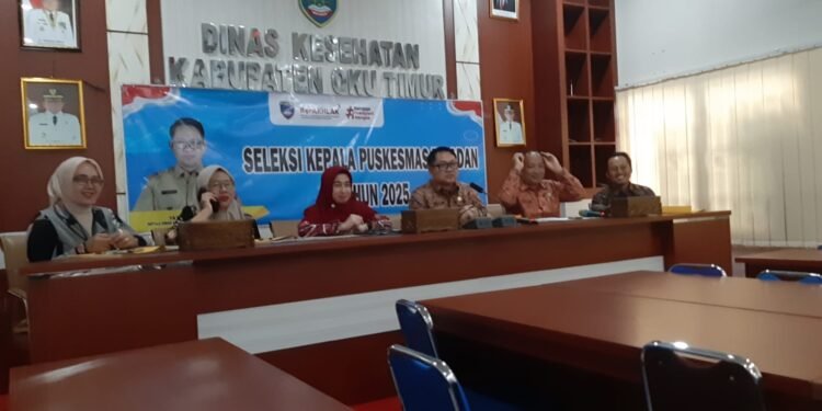 Nah Lho … Dinas Kesehatan OKU Timur Gelar Penilaian 24 Kepala Puskesmas Teladan Tahun 2025