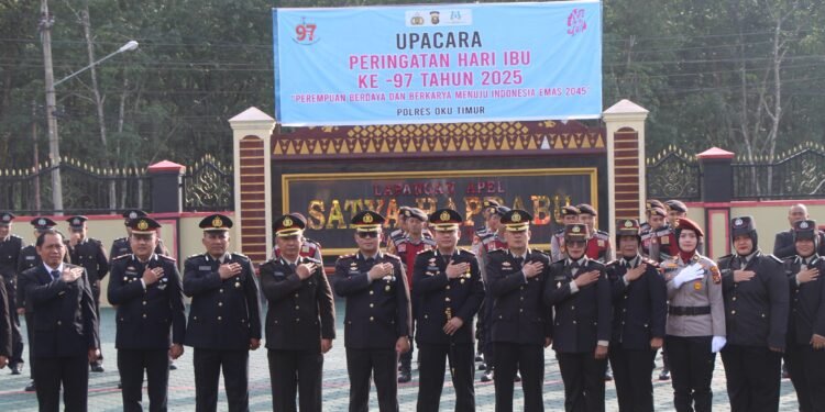 Kapolres OKU Timur Gelar Upacara Hari Ibu Ke – 97 Tahun