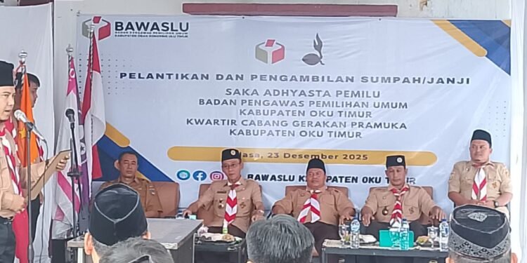 Sunarto SP, Resmi Dilantik Ketua Majelis Pembimbing Saka Adhyasta