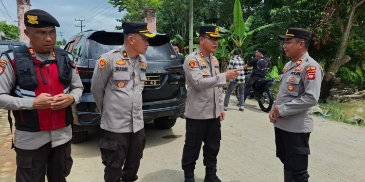 Dua Kecamatan Terdampak Banjir,Saat Ini Kondusif, Ini Kata Kapolres OKU Timur