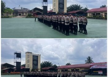 100 Brimob Sumsel Pulang dari Aceh Usai Jalankan Operasi Aman Nusa II