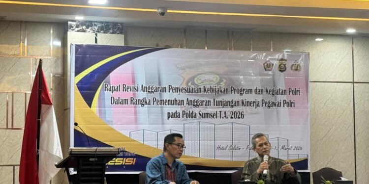 Pastikan Hak Personel Terpenuhi, Polda Sumsel Gelar Rapat Revisi Anggaran 2026