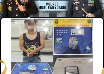 Polisi Bekuk Dua Pengedar Sabu Di Muba Menjelang Operasi Ketupat Musi 2026