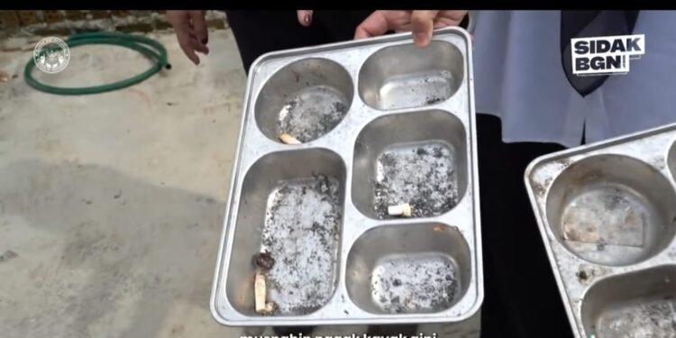 Waduh ….!!! Temukan Puntung Rokok,Dapur MBG, SPPG Buay Madang