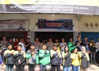 Mempererat Komunikasih  Kapolres OKU Timur Resmikan Kedai KANDO Presisi