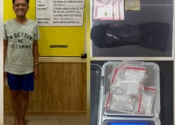 Polrestabes Palembang Gerebek Lokasi Transaksi Sabu, Tersangka Diamankan