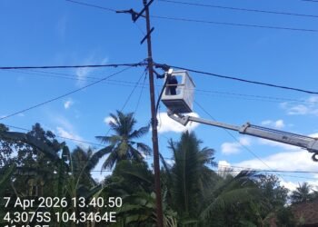 Langkah Cepat Dishub OKU Timur  Benahi Lampu Jalan