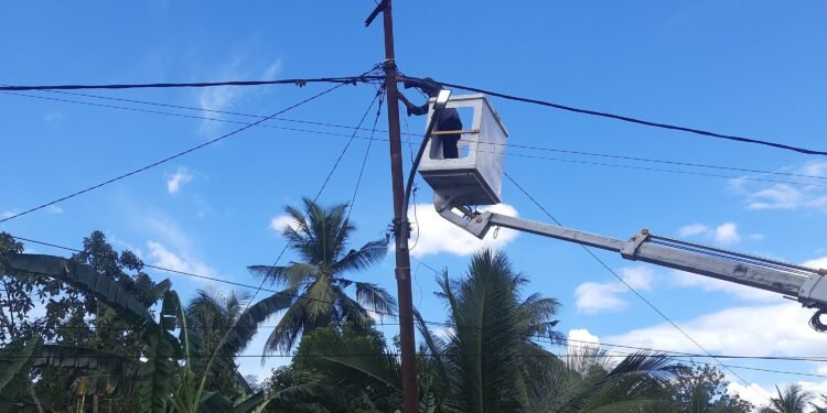 Langkah Cepat Dishub OKU Timur  Benahi Lampu Jalan