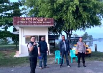 AKP Suwandi Pimpin Patroli Subuh, Kamtibmas Buay Madang Tetap Kondusif