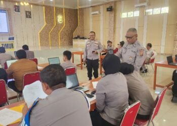 Tingkatkan Pemahaman, Polres OKUT Adakan Bimtek Manajemen Risiko