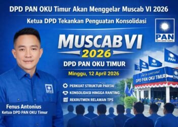 PAN OKU Timur Siap Gelar Muscab VI, Perkuat Konsolidasi hingga Akar Rumput