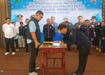 Pelantikan Serentak IWO Sumsel: Memperkuat Jaringan dan Komitmen Jurnalisme Digital