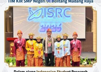 SMP Negeri 01 Belitang Madang Raya Juara 2 ISRC 2026 di Dua Kategori