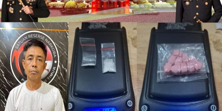 Ekstasi Disimpan dalam Kotak Rokok, Kurir Narkoba 53 Tahun Diamankan Polisi