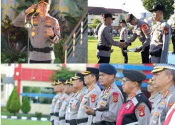 Kapolda Sumsel Pimpin Apel Penghargaan, 48 Personel Berprestasi Terima Apresiasi