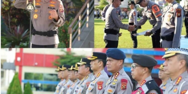 Kapolda Sumsel Pimpin Apel Penghargaan, 48 Personel Berprestasi Terima Apresiasi