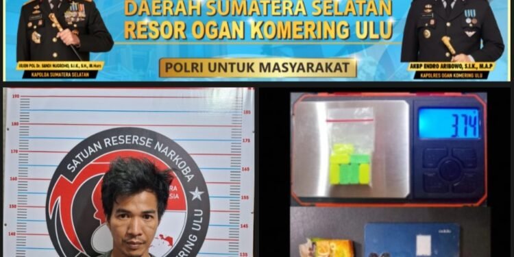 Transaksi Ekstasi Berlogo Marvel, Digagalkan Oleh Satresnarkoba Polres OKU