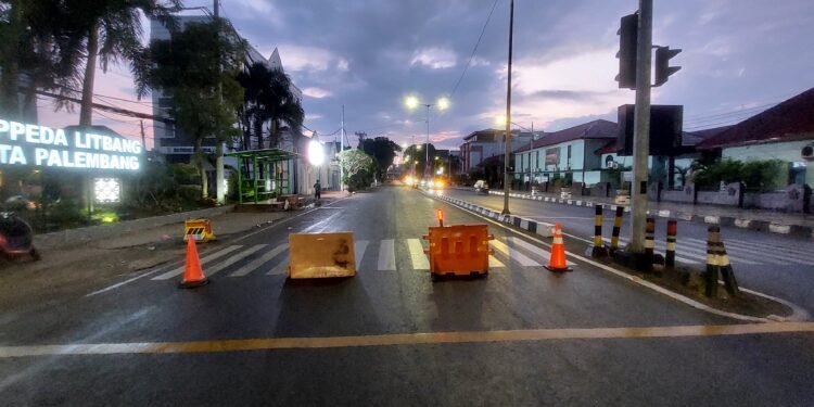 Polda Sumsel Pastikan Kelancaran Lalu Lintas Saat Uji Coba CFD Sudirman–Jakabaring