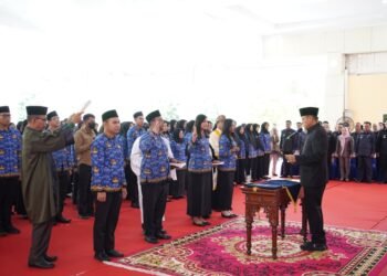 197 CPNS Resmi Jadi PNS, Bupati Enos Tegaskan ASN Harus Siap Melayani Rakyat