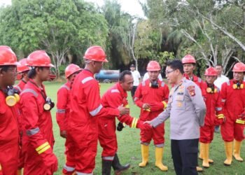 Polres OKU Timur Pastikan Perusahaan Perkebunan Siaga Karhutla Demi Lindungi Lingkungan dan Investasi  ⠀