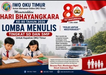 Bangun Literasi dan Kedekatan dengan Polisi, IWO OKU Timur Gelar Lomba Menulis
