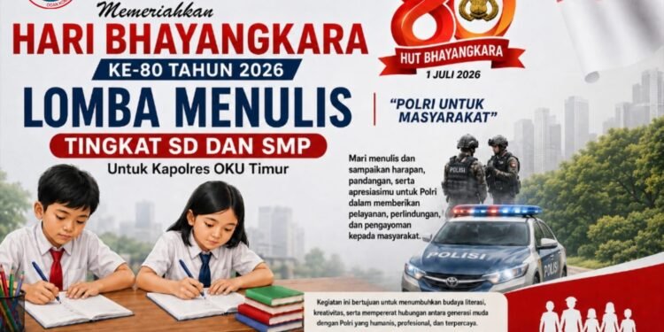 Bangun Literasi dan Kedekatan dengan Polisi, IWO OKU Timur Gelar Lomba Menulis