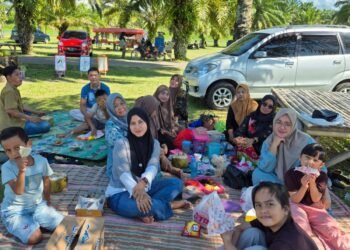 Bendungan Irigasi Perjaya Jadi Destinasi Favorit Warga,  Dongkrak Ekonomi UMKM OKU Timur