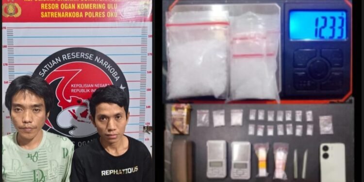 Polisi Bongkar Rumah Pengedar Sabu di OKU, Dua Pelaku Ditangkap dengan Barang Bukti Lengkap