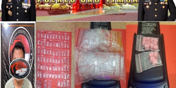 Satresnarkoba Polres OKU Timur Bongkar Markas Transaksi Narkoba