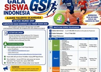 GSI 2026 Resmi Digelar, Disdikbud OKU Timur Siap Cetak Atlet Muda Berprestasi