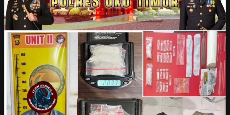 Bandar Sabu Belitang Jaya Tumbang, Satresnarkoba Polres OKU Timur Sita 22 Gram Sabu