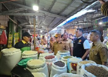 Pantau Pasar hingga Gudang Bulog, Pemkab OKU Timur Pastikan Kondisi Tetap Aman