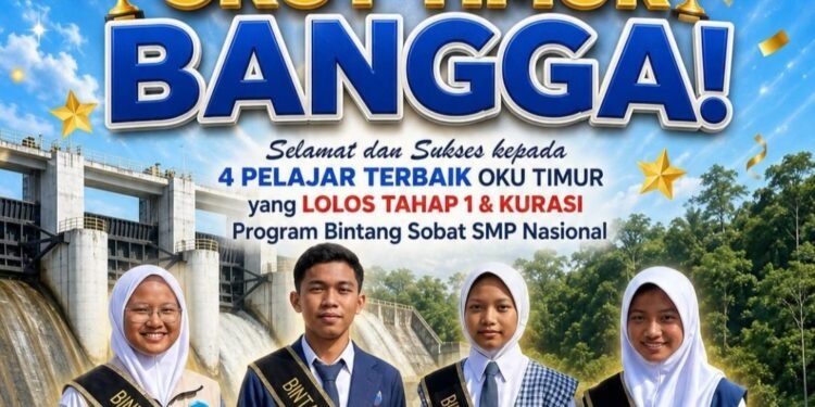 Pelajar OKU Timur Bersinar di Tingkat Nasional, 4 Siswa Lolos Tahap 1 Program Bintang Sobat SMP