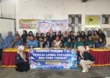 KAPUS Pandan Agung Dampingi Desa Talang Giring Jadi Tuan Rumah Lomba Posyandu dan PHBS Kabupaten
