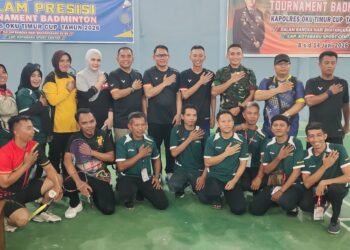 98 Pasangan Berebut Gelar, Turnamen Bulutangkis Kapolres Cup OKU Timur 2026 Pecahkan Rekor Antusiasme!