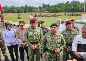 Kapolres OKU Timur Hadiri Undangan Kegiatan LATSARMIL SPPI Kodiklatad di Puslatpur