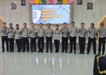Dit Lantas Polda Sumsel Gelar Monev Penanganan Laka Lantas di Polres OKU Timur