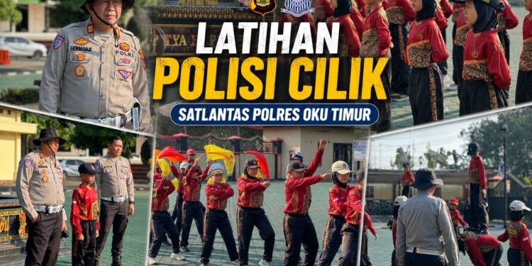 Satlantas Polres OKU Timur Bina Pocil, Tanamkan Disiplin Sejak Dini