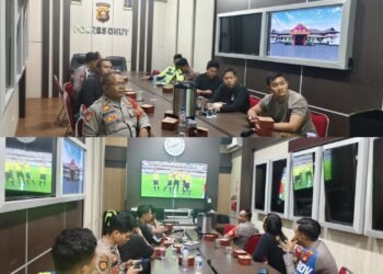 IPDA Heriyanto Hidupkan Semangat Kebersamaan Lewat Nobar Piala Dunia 2026