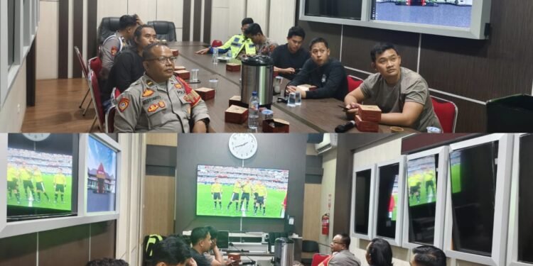 IPDA Heriyanto Hidupkan Semangat Kebersamaan Lewat Nobar Piala Dunia 2026