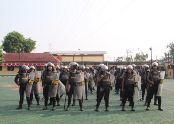 AKBP Adik Listiyono Tegaskan Profesionalisme, Personel Polres Digembleng Latihan Dalmas